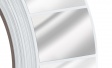 Metallised labels silver 