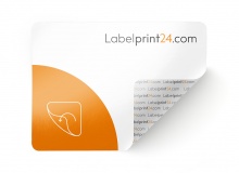 Etikety s potiskem zadní strany