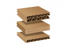Corrugated cardboard sheets - unprinted