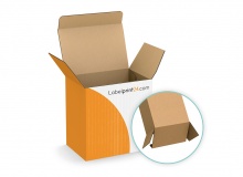 Składane pudełka z klapką do zamykania - FEFCO 0211