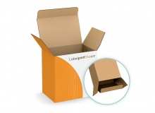 Składane pudełka z klapką do zamykania - FEFCO 0210
