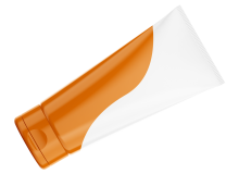 Laminato bianco, stampato - 50 mm - Tappo flip top