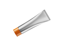 Laminé métallique, vierge - 25 mm - bouchon à visser