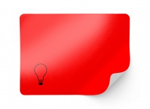 Papier fluorescencyjny, CZERWONY, permanentny