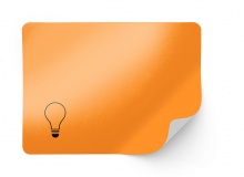 Papier fluorescencyjny, POMARAŃCZOWY, permanentny