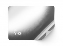 Papier metallisé, AGENTÉ brillant, permanente