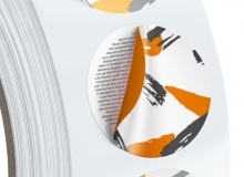 Promotionsandwich 2 / 3 Seiten einmalig ablösbar