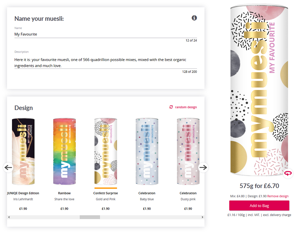 mymuesli design selection mymuesli design selection